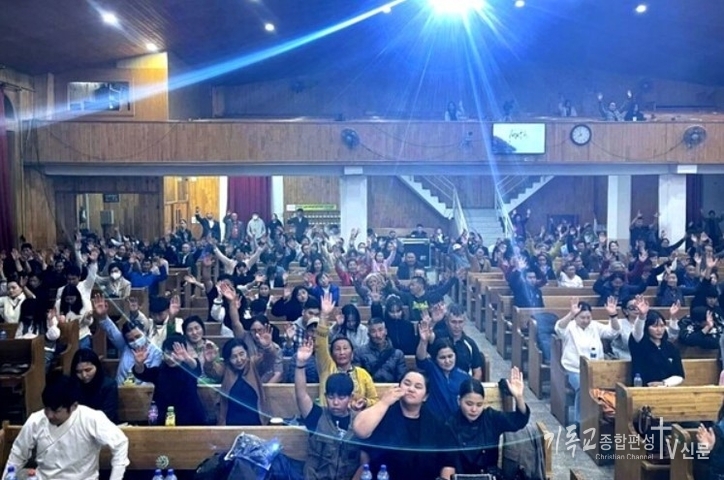 지난 9월 24일부터 26일까지 한국감리교회의 몽골선교 30주년을 기념하며 몽골의 26개 현지인교회 성도들이 연합으로 모인 성회가 열렸다. /사진=기감