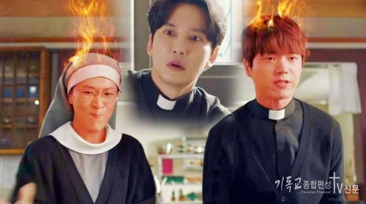전직 국정원 요원이 가톨릭 사제가 되어 범죄자들과 맞서 싸우는 활극을 담은 드라마, <열혈사제> 시리즈. /사진=SNS켑처