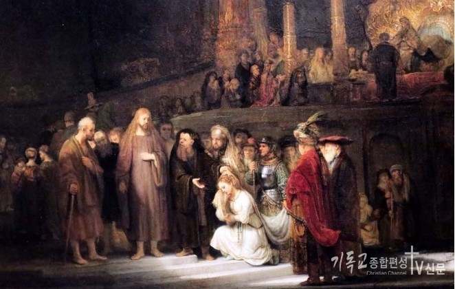 이 여인의 이름은 무엇이었을까. 렘브란트, 간음하다 붙들린 여인. /사진=블로그 캡처