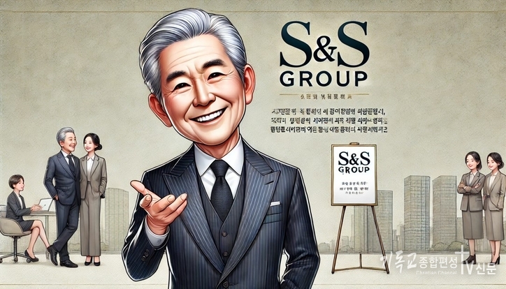양주현 S&S그룹 회장 케리커처. /사진= S&S그룹