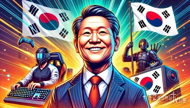 유명상 총장 케리커처. /삽화=CTVNtv