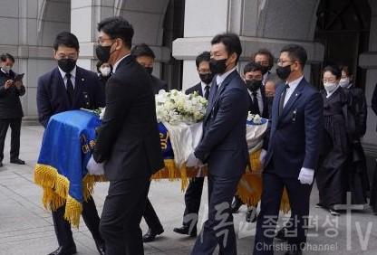 故 김선도 감독 장례예배. /사진=광림교회