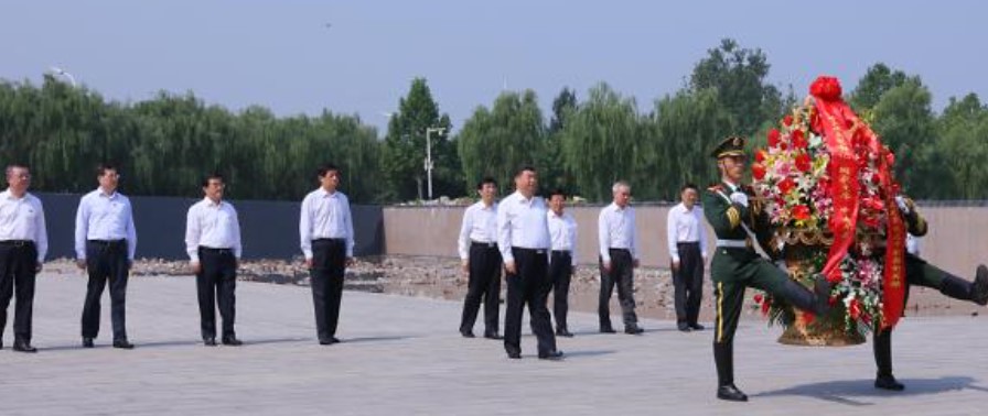 2016년 40주기에 참석한 시진핑 국가주석. /사진=신화통신